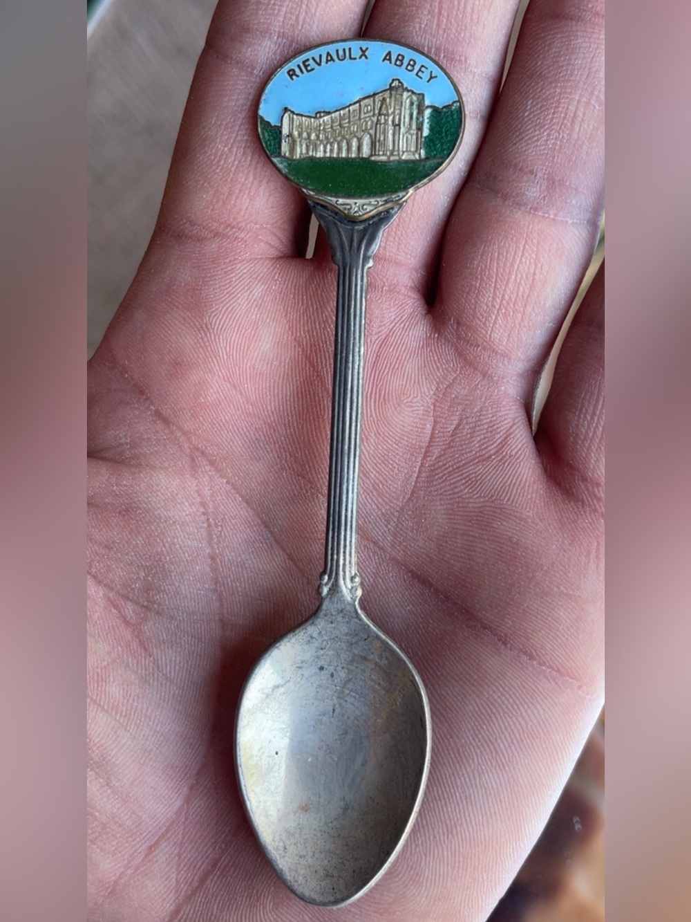 Rievaulx Abbey Souvenir Silverplate Collectible Spoon
